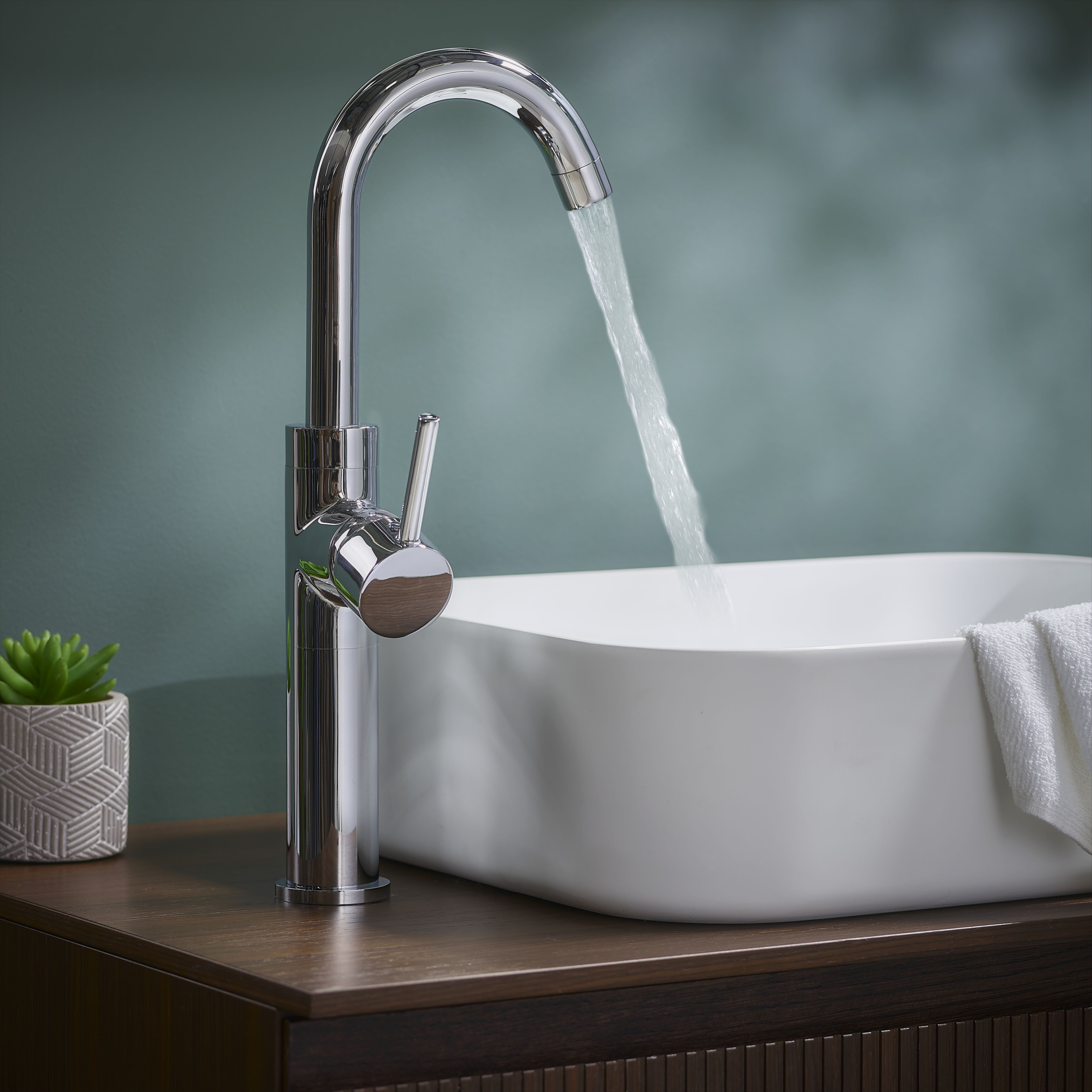 GoodHome Coggia Tall Basin Mono mixer Tap