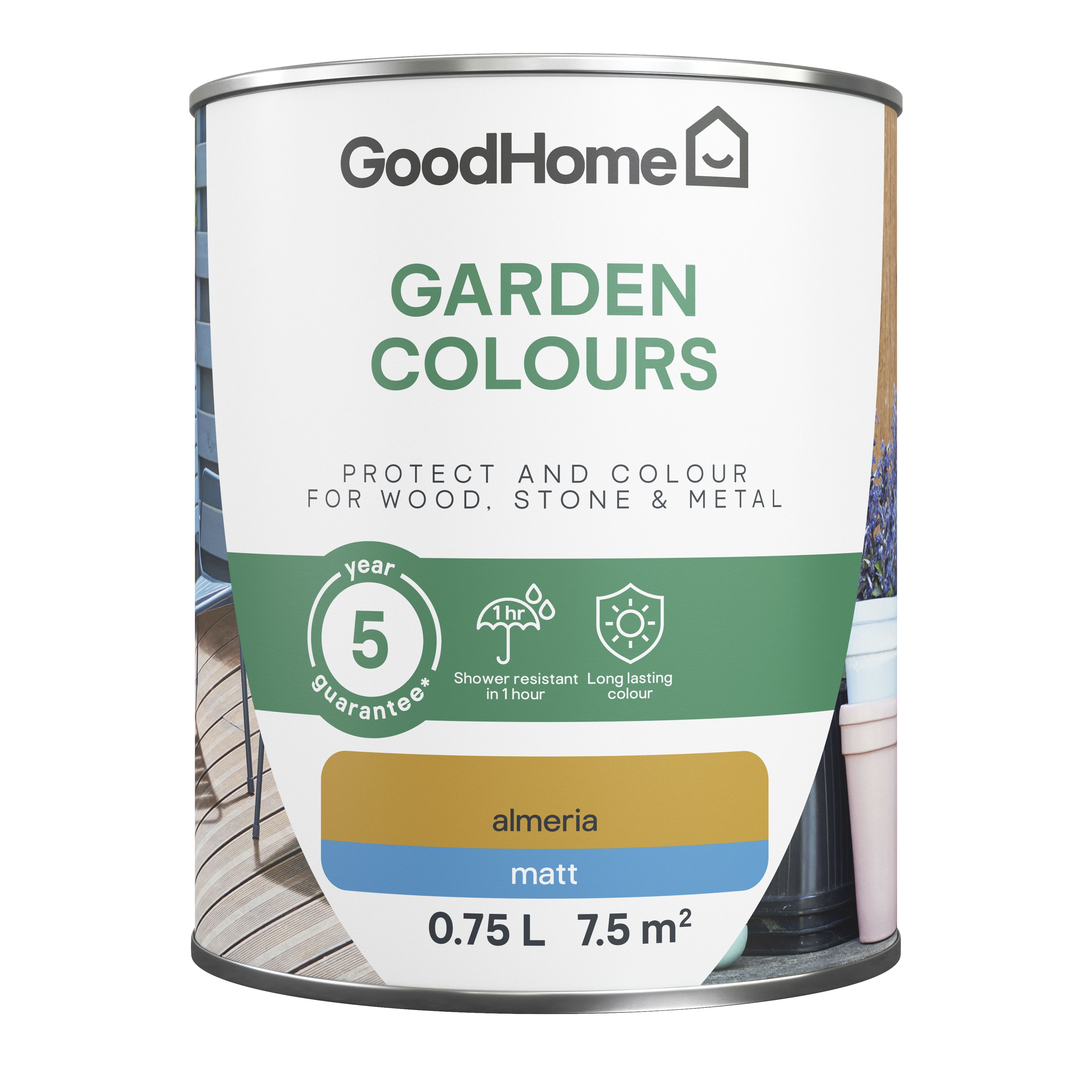GoodHome Colour It Almeria Matt Multi-surface paint, 750ml
