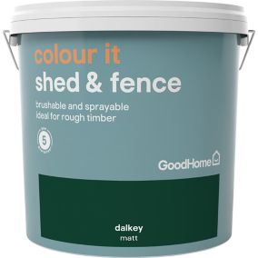 GoodHome Colour it Dalkey Matt Fence & shed Stain, 9L