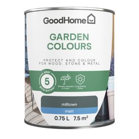GoodHome Colour It Milltown Matt Multi-surface paint, 750ml