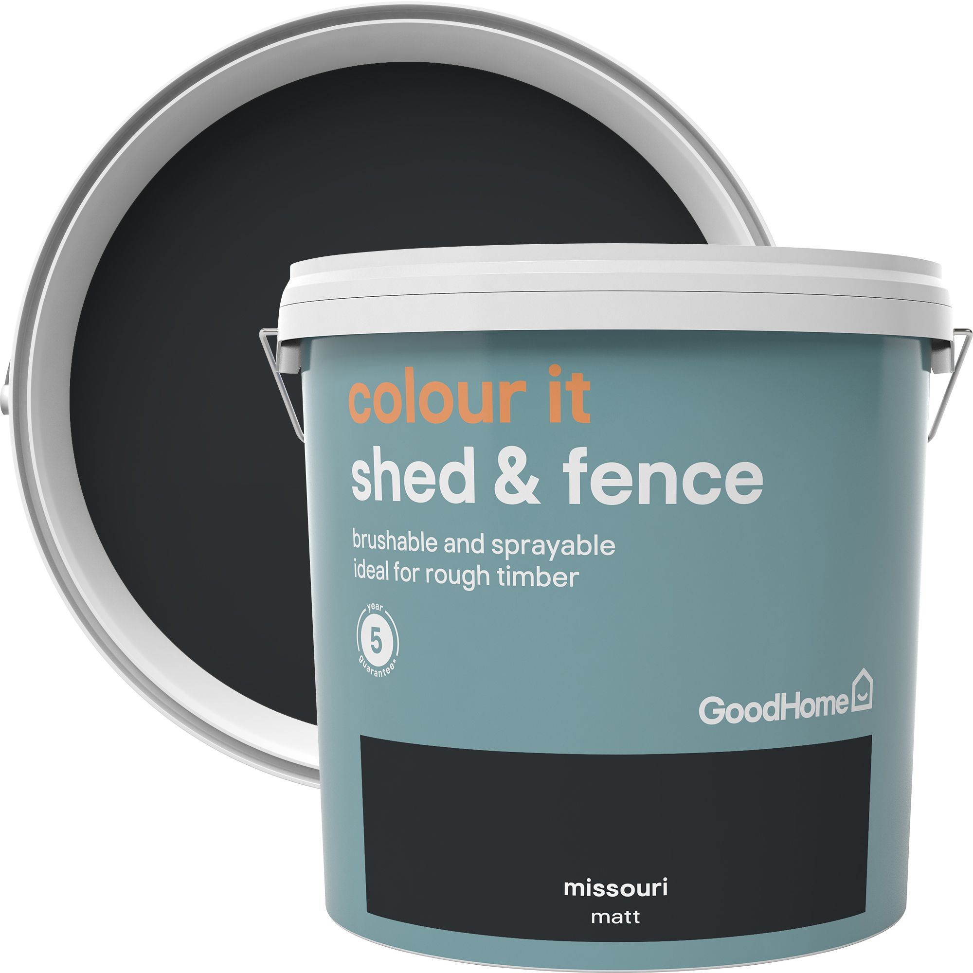 GoodHome Colour it Missouri Matt Fence & shed Stain, 9L