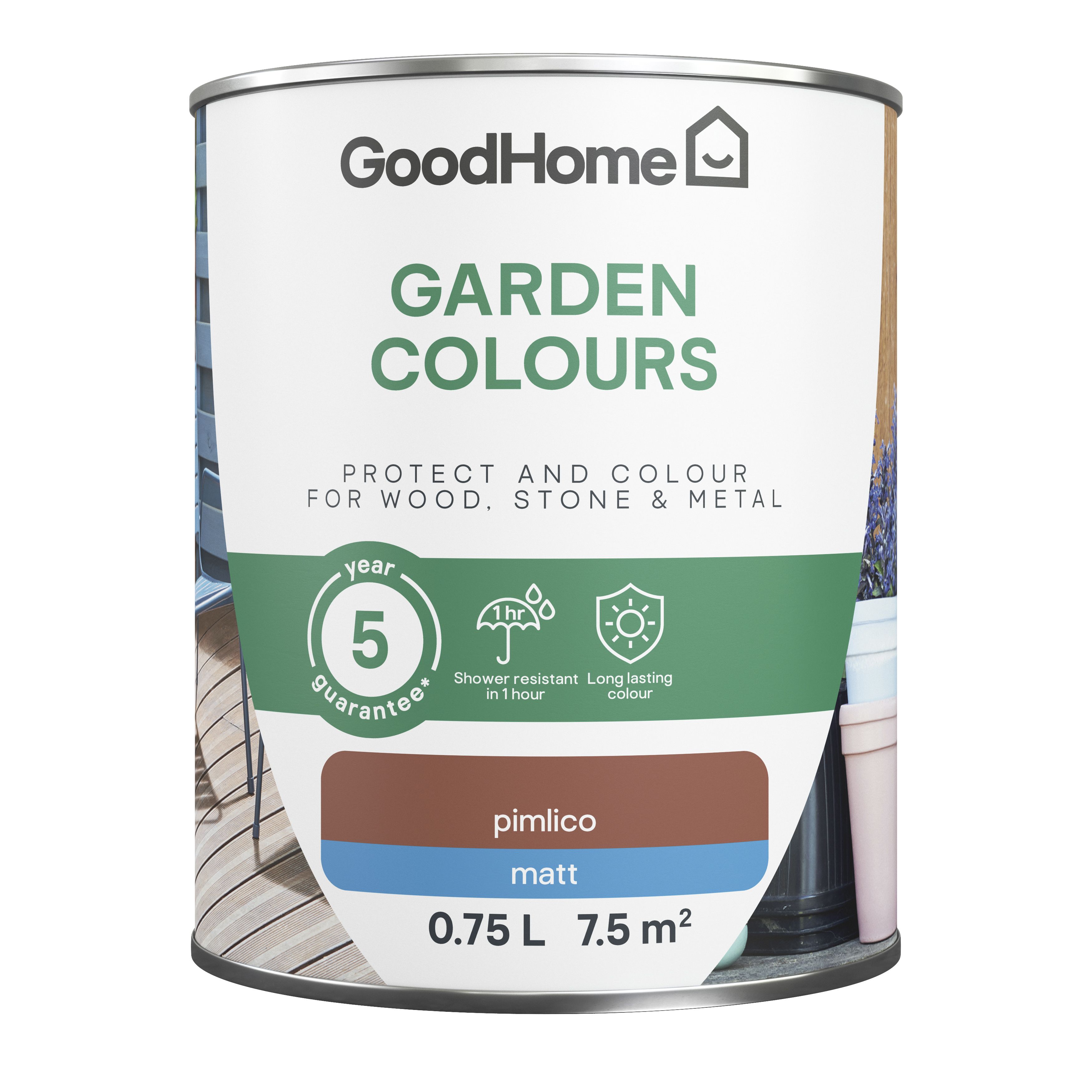 GoodHome Colour It Pimlico Matt Multi-surface paint, 750ml