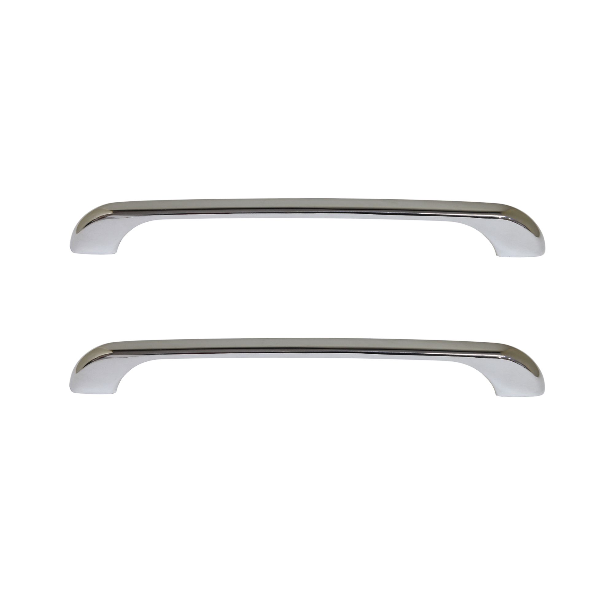 GoodHome Condio Chrome effect Kitchen cabinets Handle (L)22.5cm
