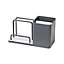 GoodHome Datil Anthracite Sink caddy, (H)112mm (W)90mm