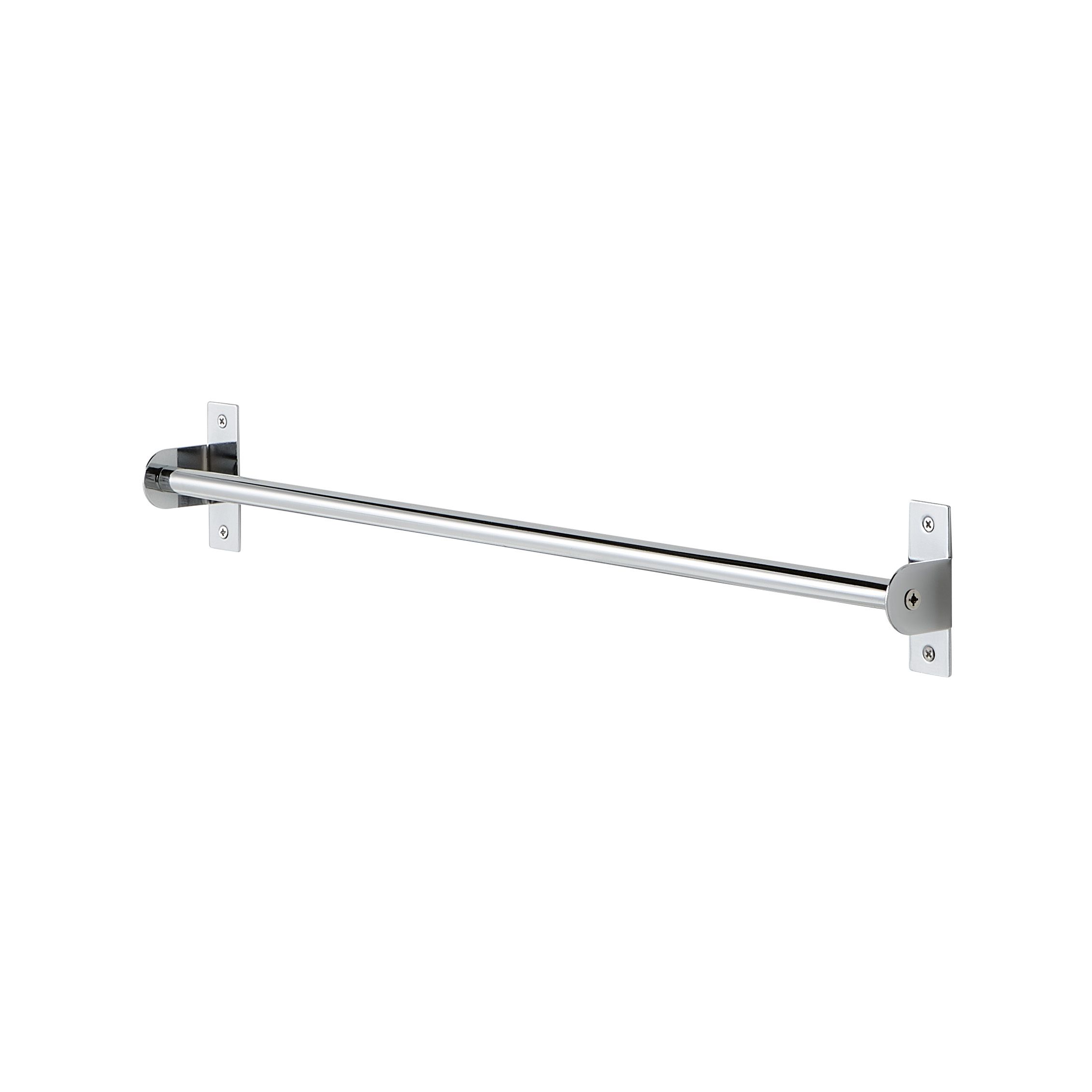 GoodHome Datil Chrome-plated Silver Wall organiser utensil holder, (H)85mm (W)604mm