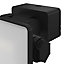 GoodHome Davern AWL1021-IB Black Mains-powered Cool white Outdoor LED PIR Floodlight 2000lm