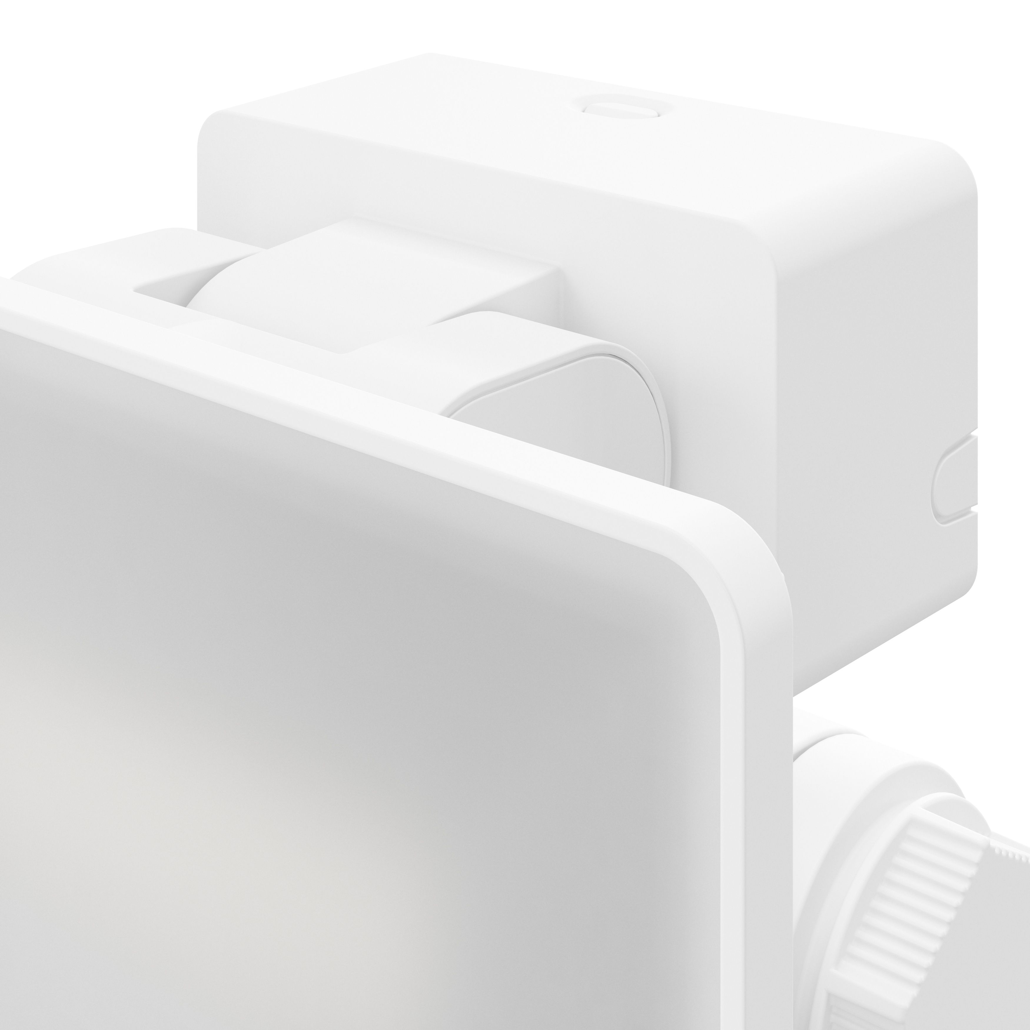 GoodHome Davern AWL1022-IW White Mains-powered Cool white Outdoor LED PIR Floodlight 3000lm