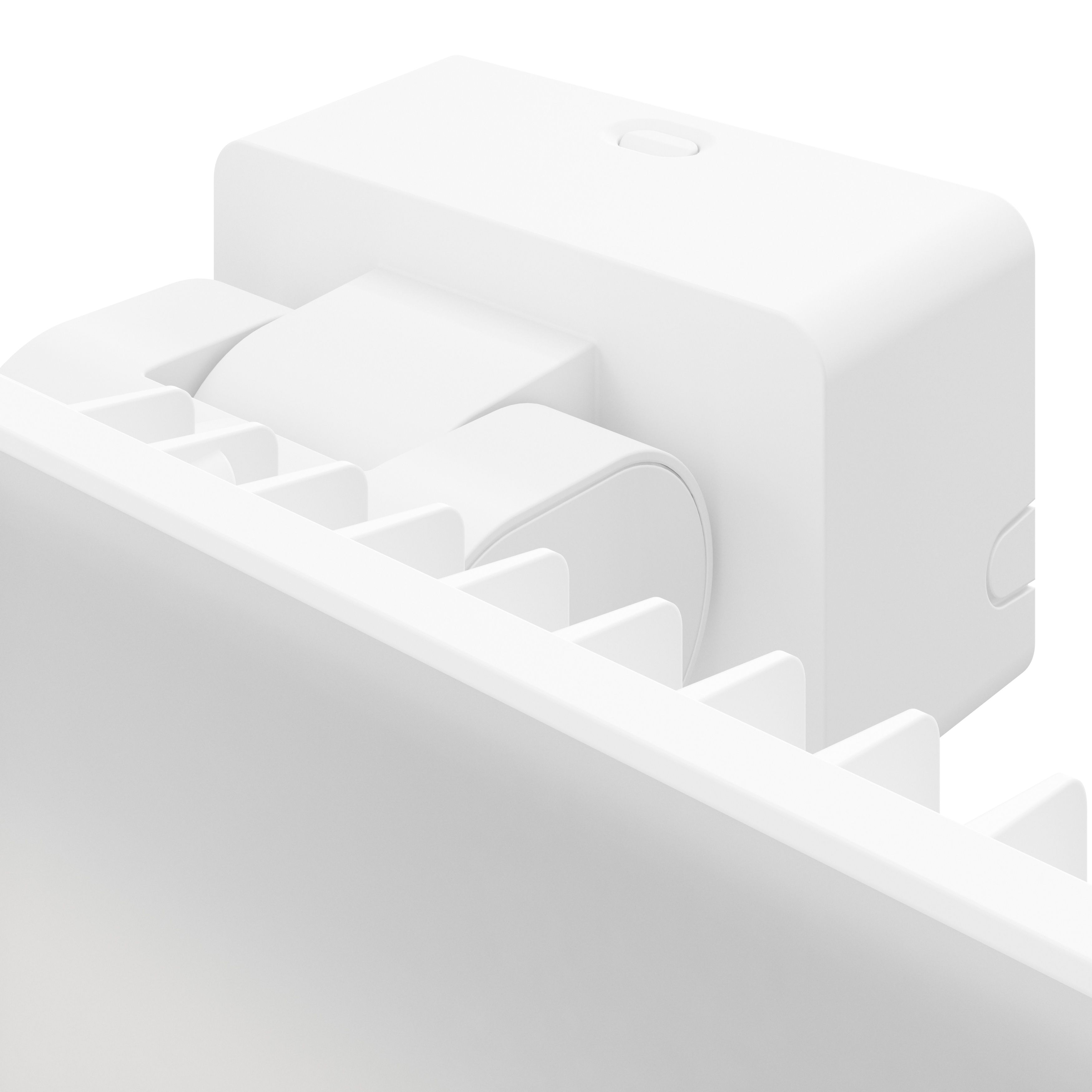 GoodHome Davern AWL1023-IW White Mains-powered Cool white Outdoor LED PIR Floodlight 5000lm