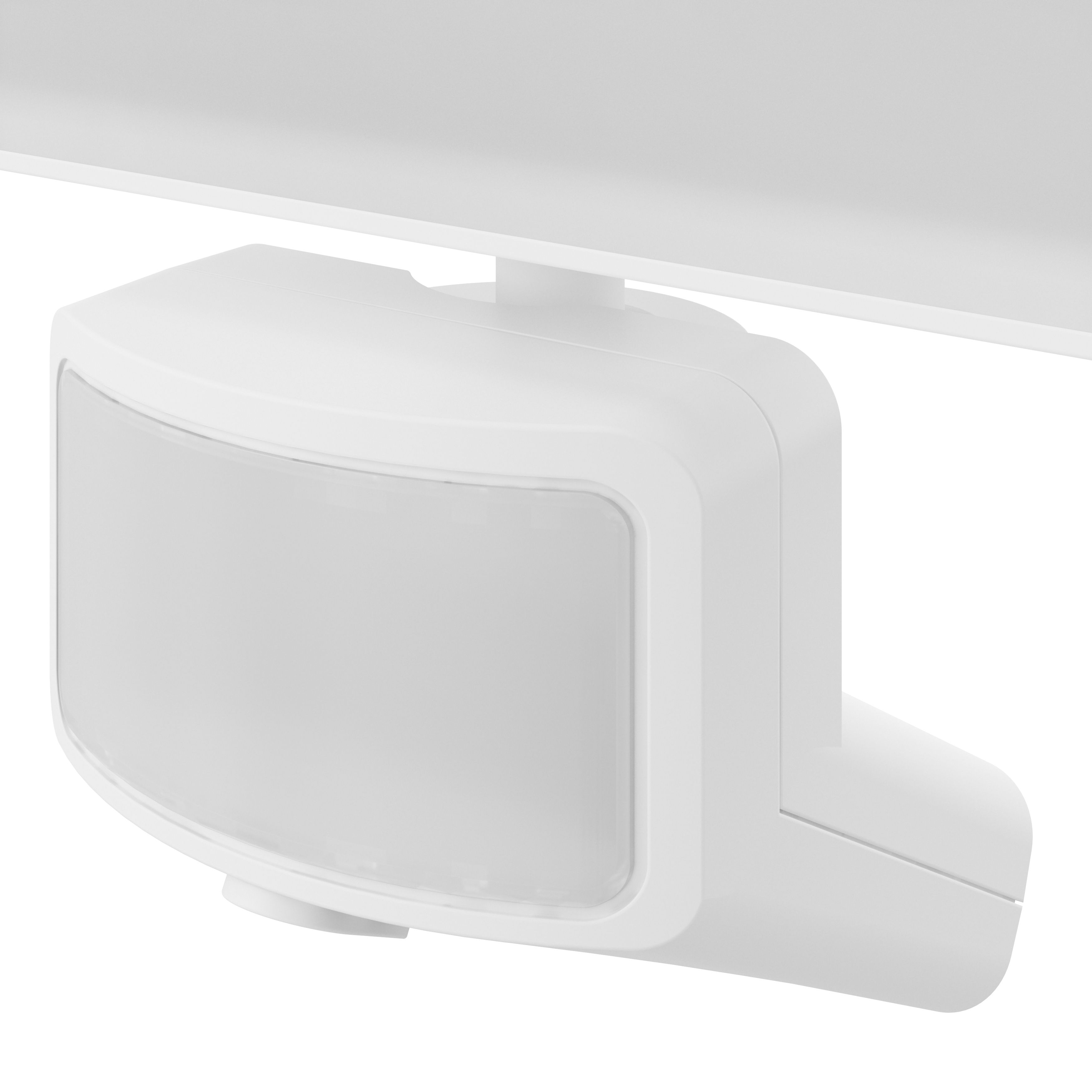 GoodHome Davern AWL1023-IW White Mains-powered Cool white Outdoor LED PIR Floodlight 5000lm