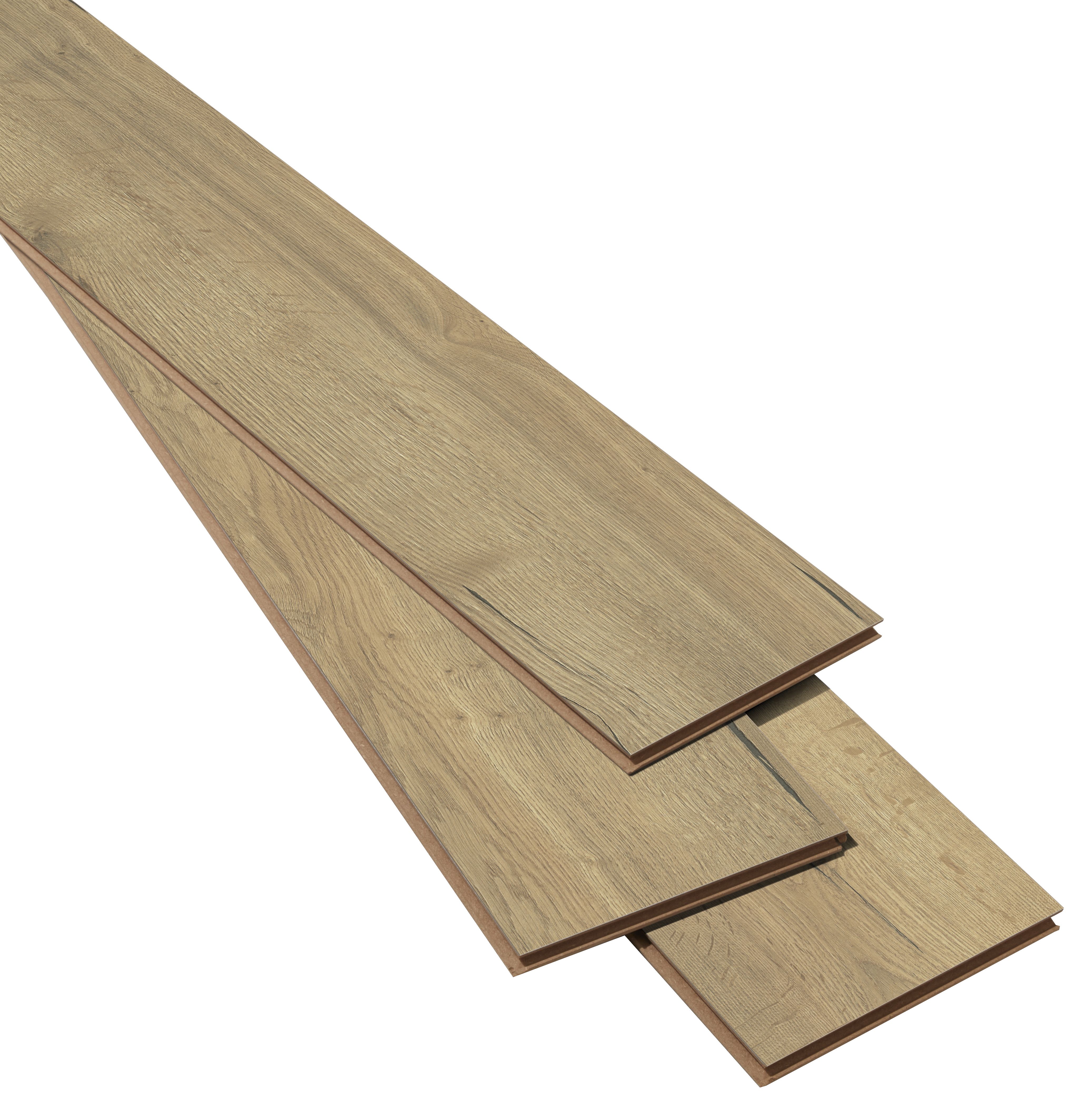GoodHome Dawnham Wood effect Laminate Flooring, 2.543m²