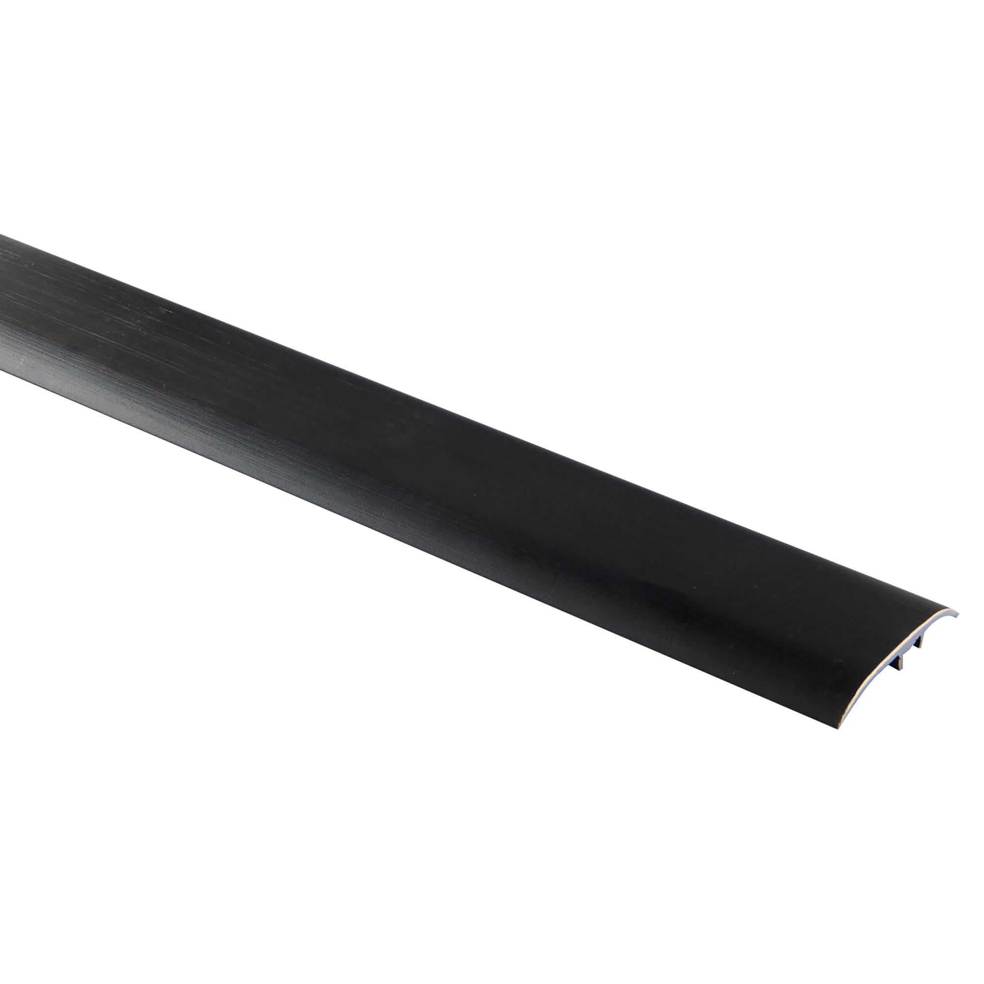 GoodHome DECOR 125 Black Slate effect Threshold (L)93cm