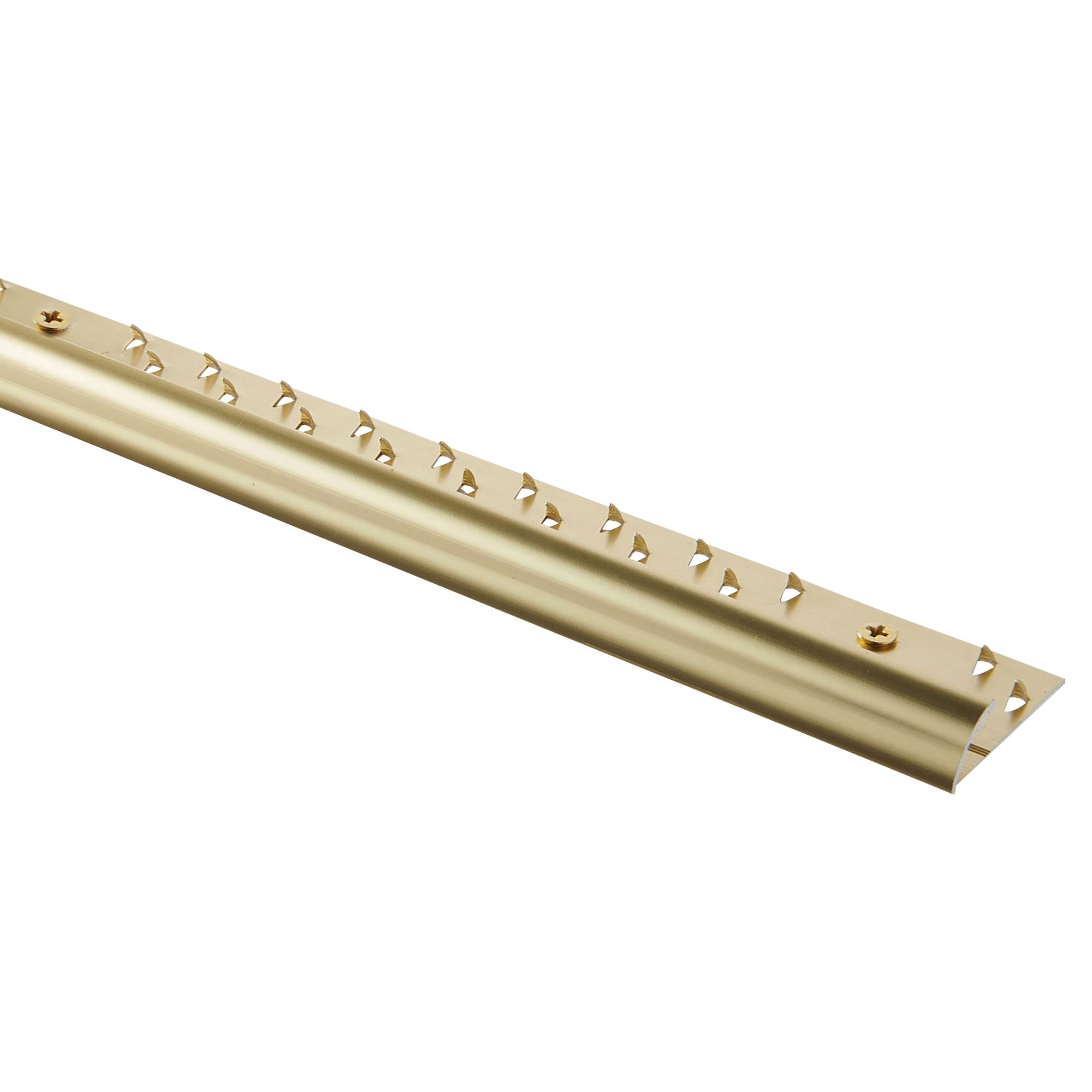 GoodHome DECOR 30 Gold effect Carpet edging strip (L)93cm