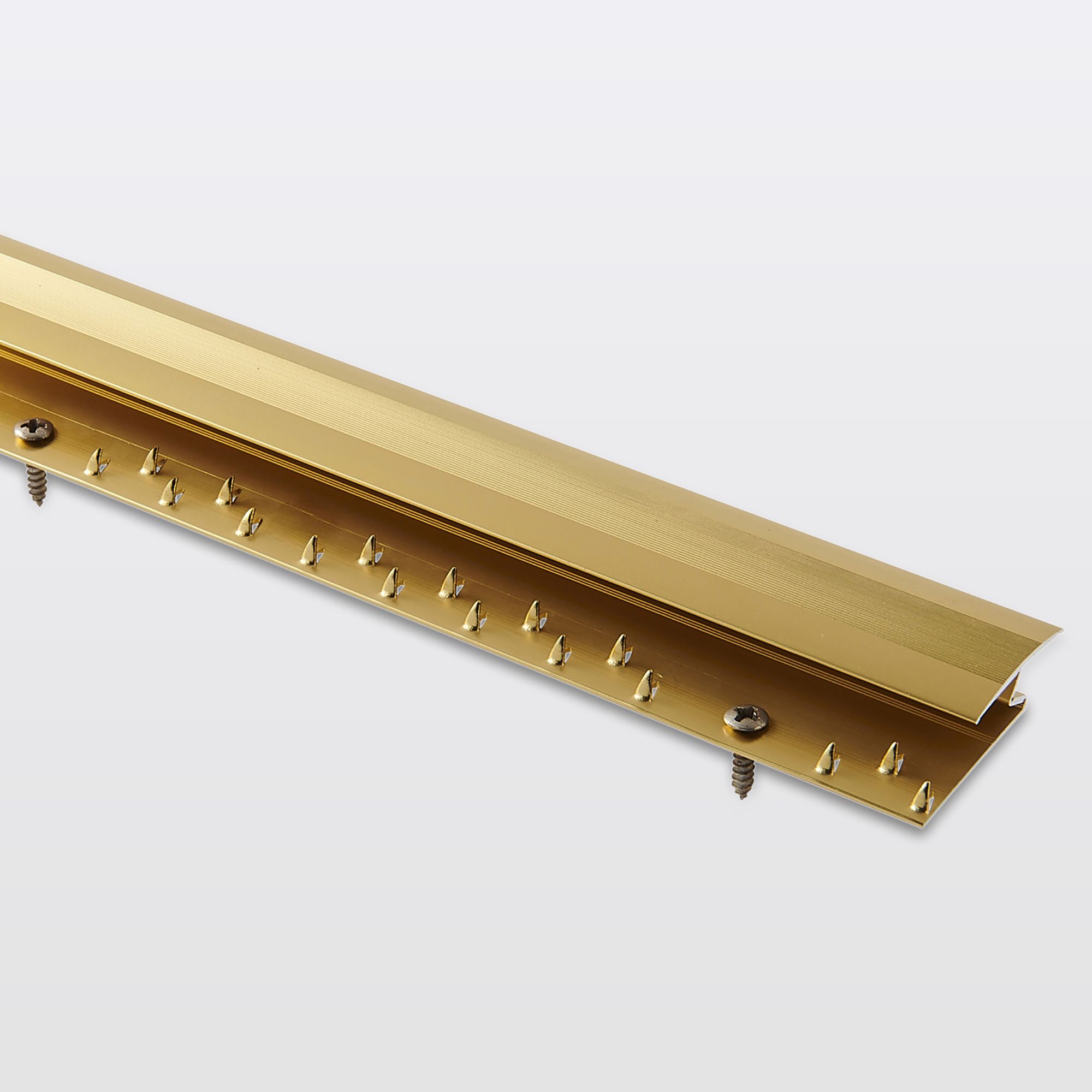 GoodHome DECOR 30 Gold effect Carpet to flooring trim (L)180cm