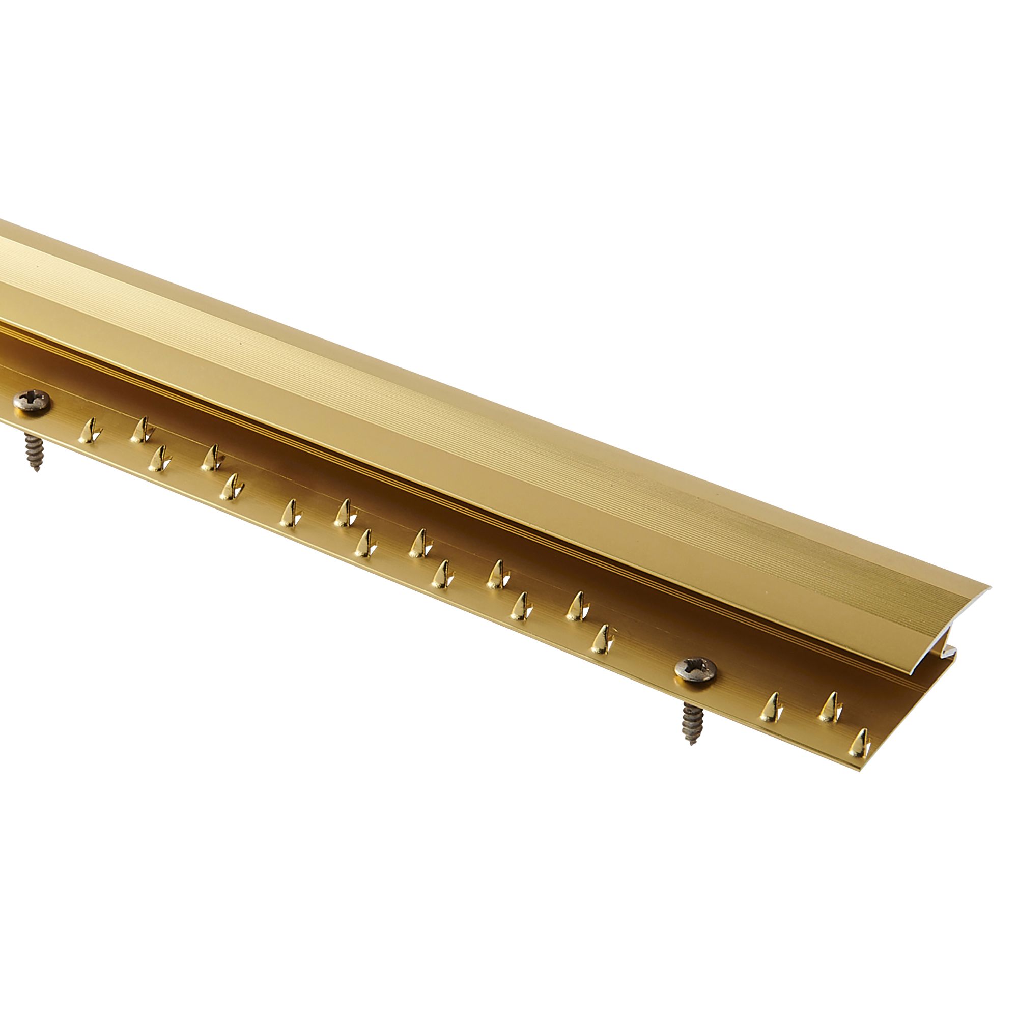 GoodHome DECOR 30 Gold effect Carpet to flooring trim (L)180cm