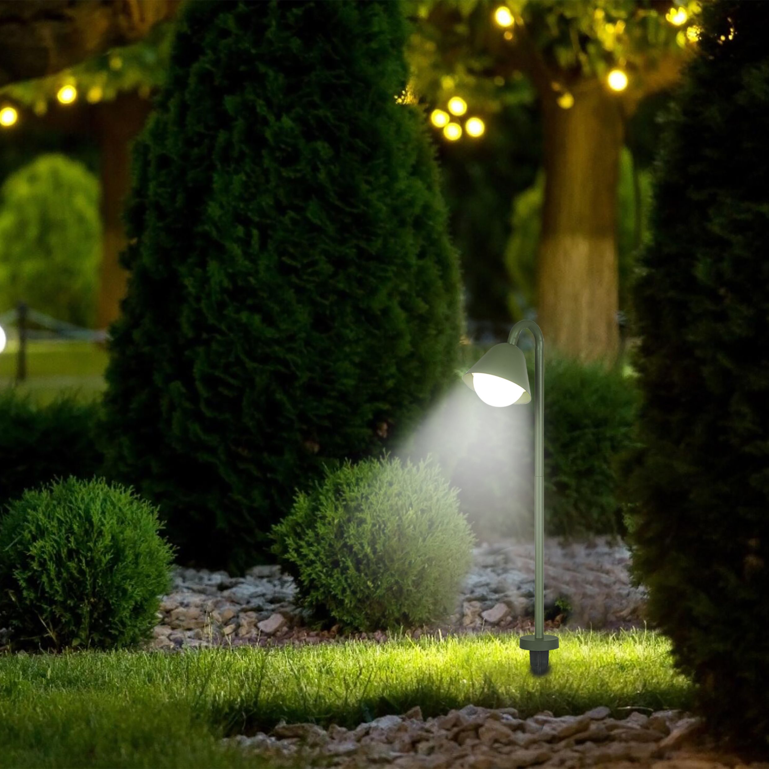 Green led outdoor deals lights