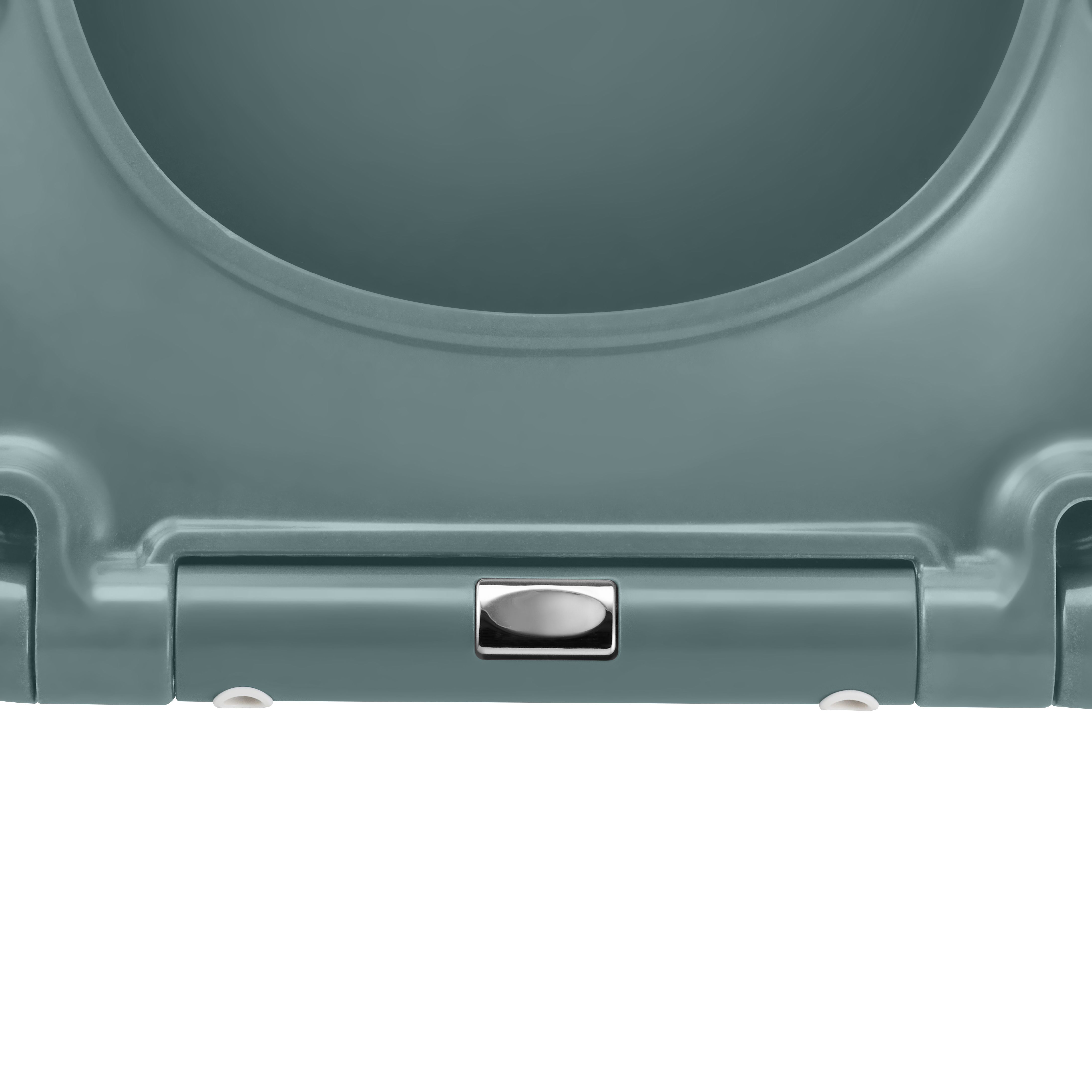 GoodHome Diani Green Standard Soft close Toilet seat