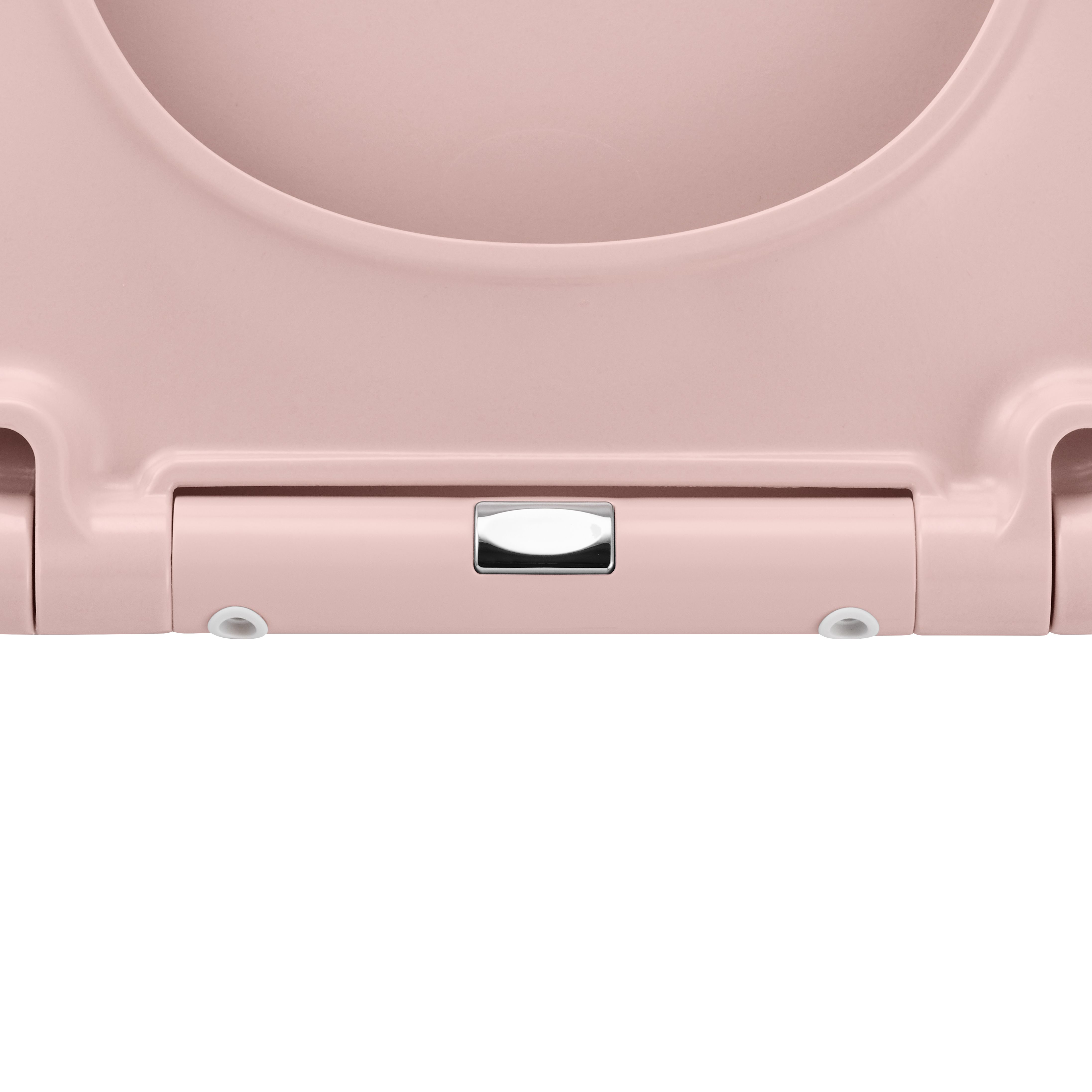 GoodHome Diani Pink Standard Soft close Toilet seat
