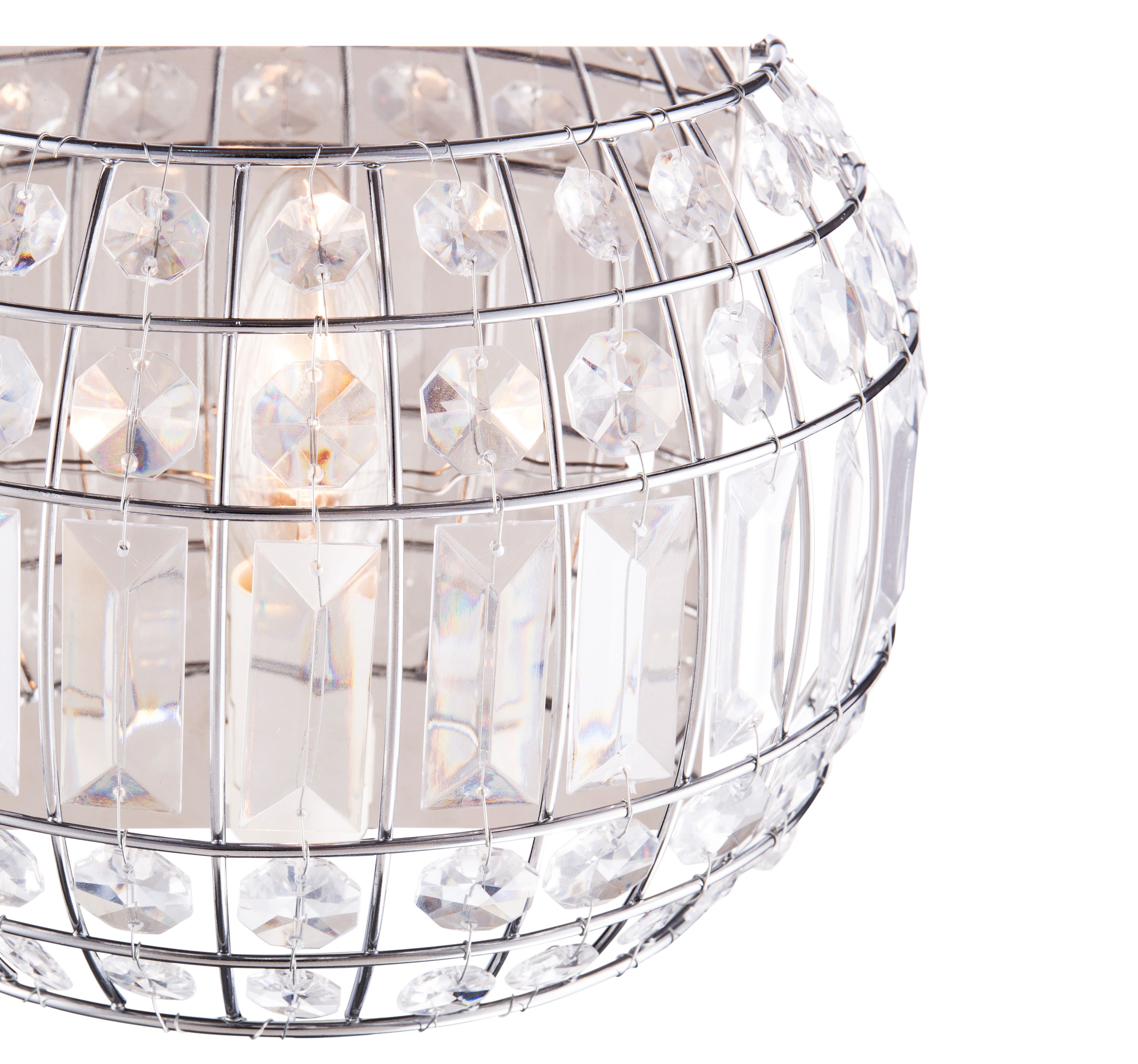 GoodHome Digya Chrome effect Wall light