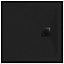 GoodHome Douro Matt Black Square Reversible drainer Shower tray (L)900mm (W)900mm