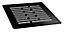 GoodHome Douro Matt Black Square Reversible drainer Shower tray (L)900mm (W)900mm