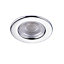 GoodHome Drexler Chrome effect Fixed LED Fire-rated Neutral white Downlight IP65, Pack of 10