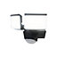 GoodHome Dryden AWL1019-IG Charcoal Mains-powered Cool white Outdoor LED PIR Floodlight 1600lm
