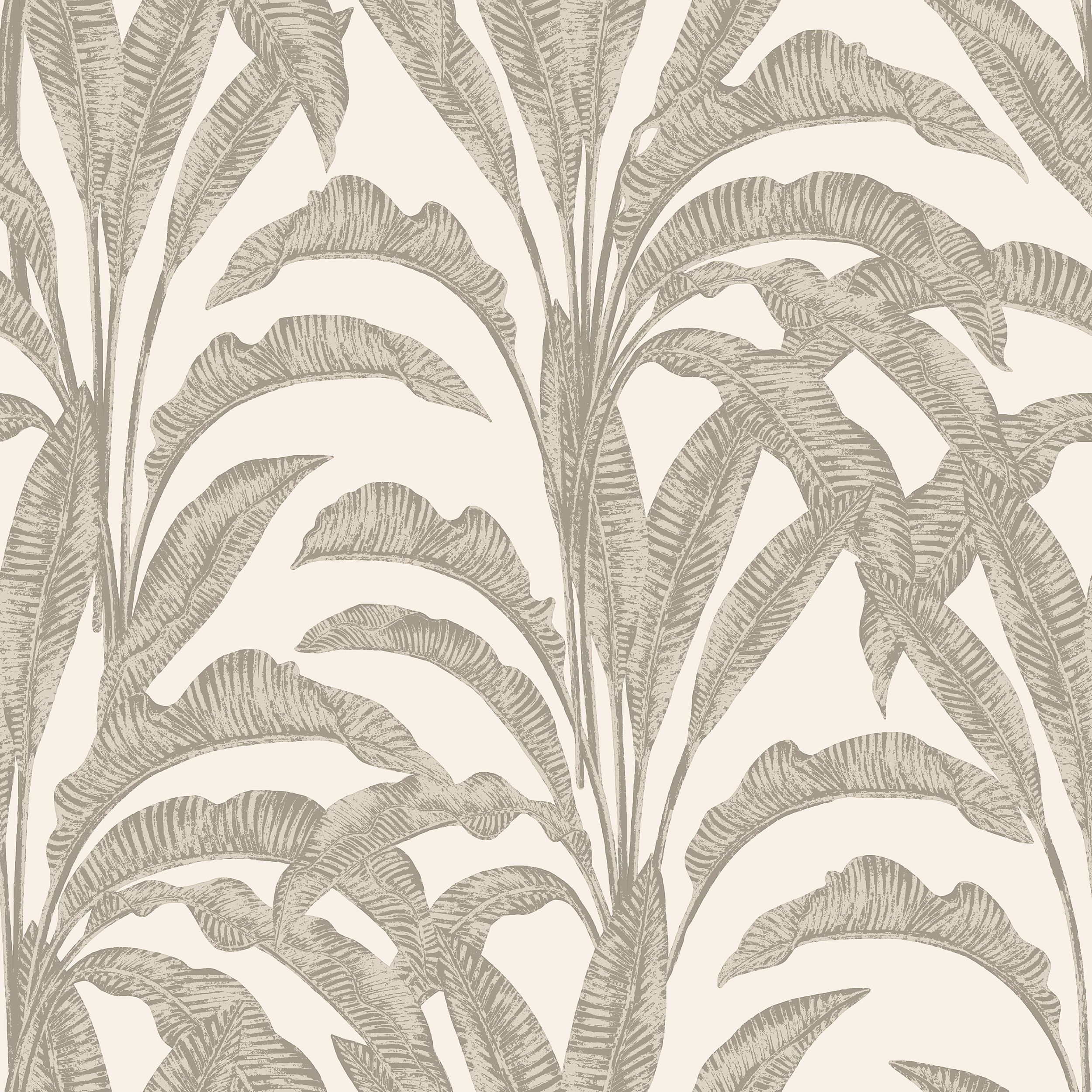 GoodHome Duffy Beige Palm Textured Wallpaper