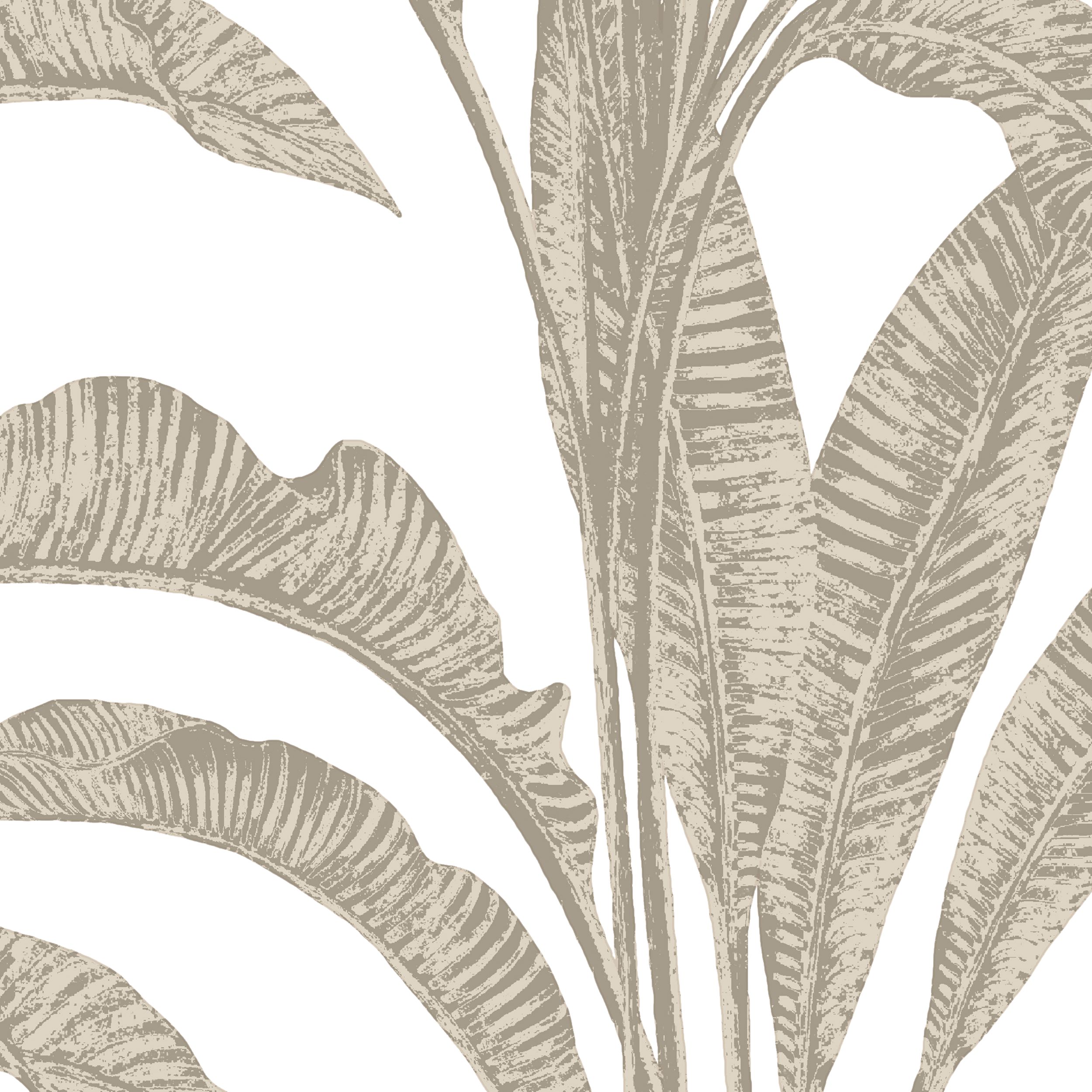 GoodHome Duffy Beige Palm Textured Wallpaper