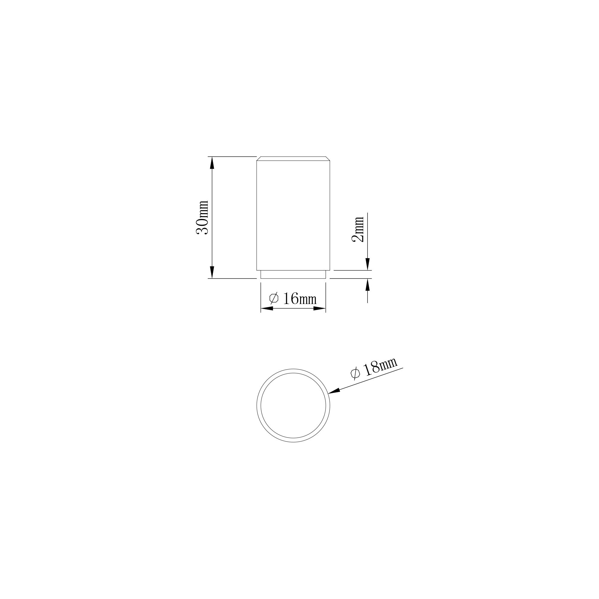 GoodHome Dukkah Brass effect Kitchen cabinets Handle (L)1.8cm