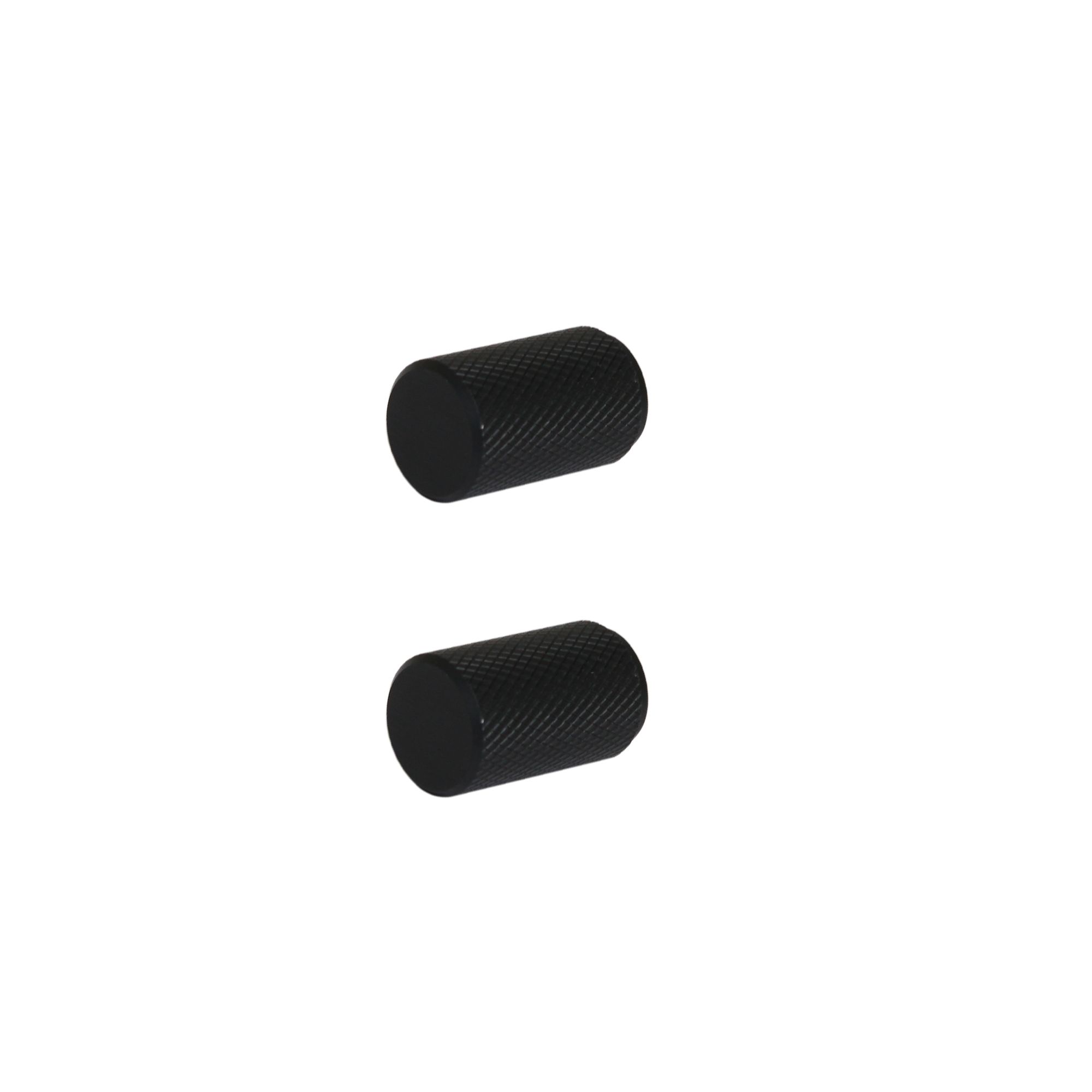 GoodHome Dukkah Matt Black Kitchen cabinets Pull Handle (L)18mm
