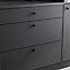 GoodHome Dukkah Matt Black Kitchen cabinets Pull Handle (L)18mm
