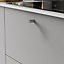 GoodHome Dukkah Satin Nickel effect Kitchen cabinets Handle (L)1.8cm