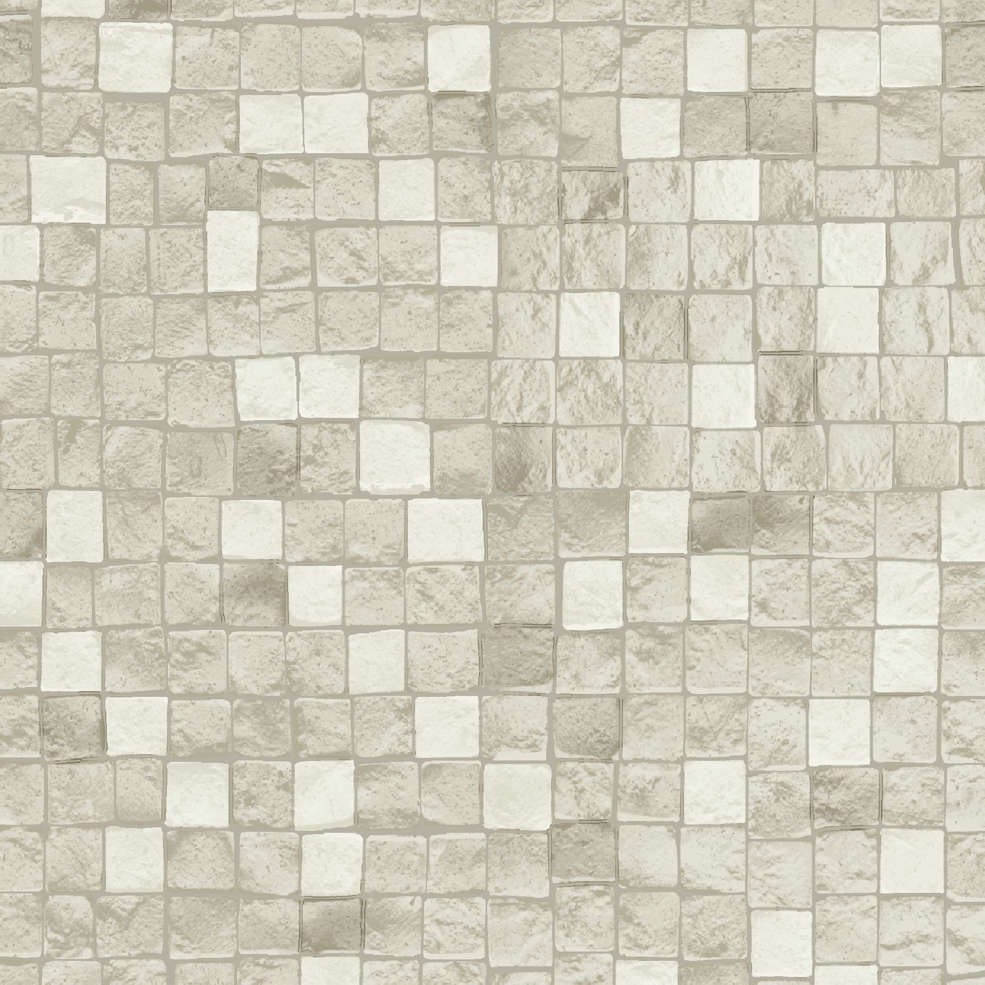 GoodHome Dunni Beige Mosaic Tile effect Textured Wallpaper Sample