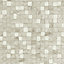 GoodHome Dunni Beige Mosaic Tile effect Textured Wallpaper