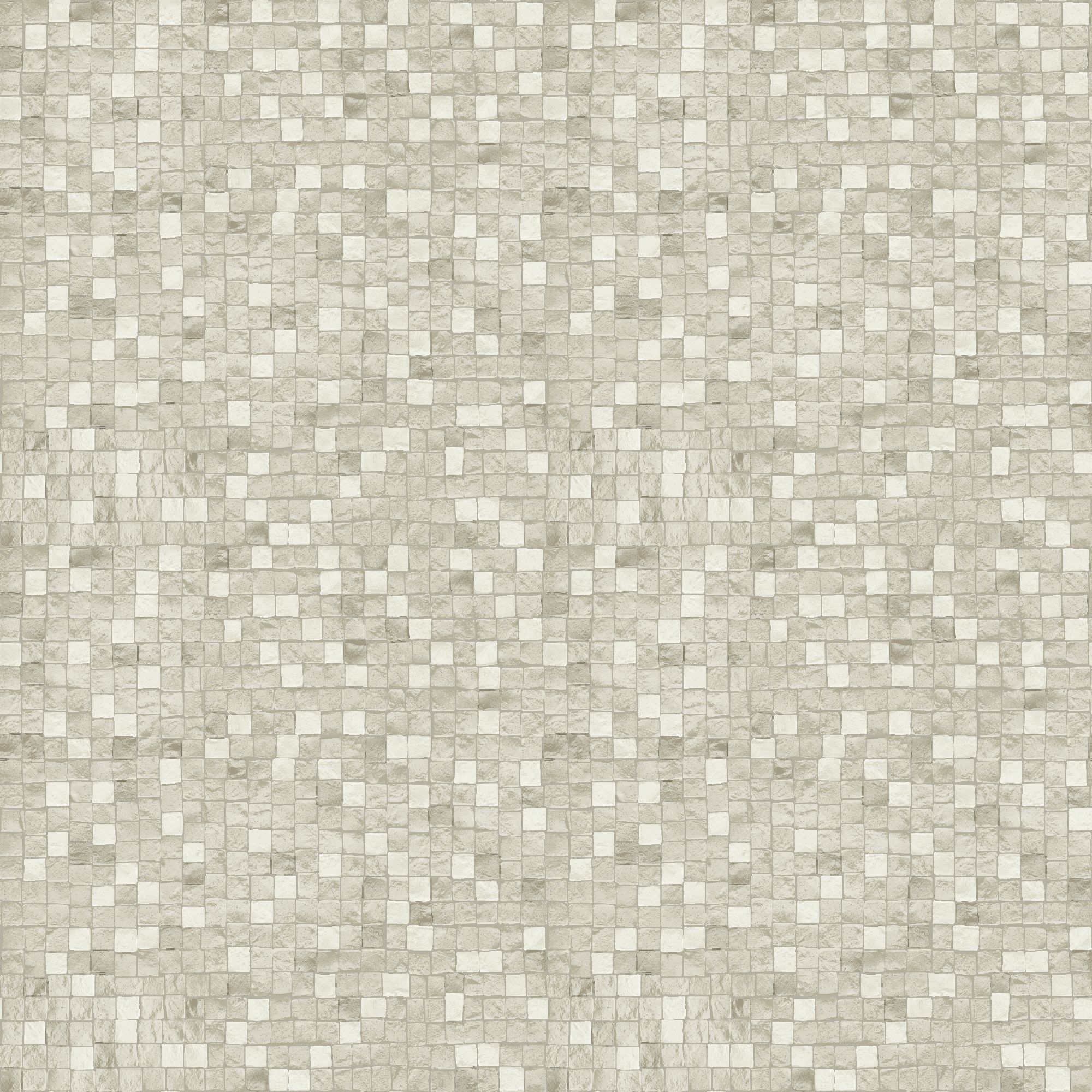 GoodHome Dunni Beige Tile effect Mosaic Textured Wallpaper Sample