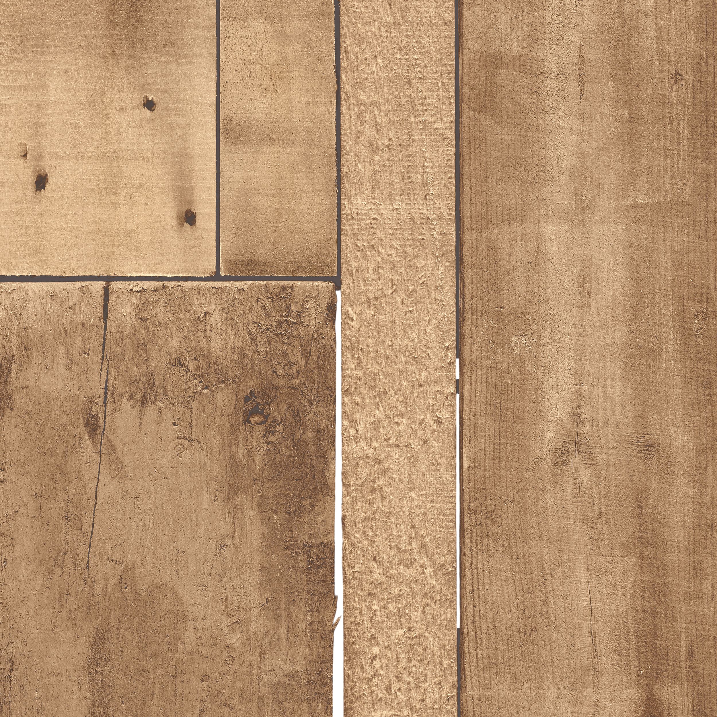 GoodHome Dunwich Blond & Light Brown Patchwork Mixed wood effect Structured Straight Laminate Flooring, 2.52m²