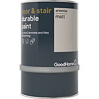 GoodHome Durable Artemisa Matt Floor & stair paint, 750ml