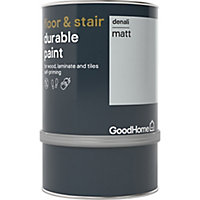 GoodHome Durable Denali Matt Floor & stair paint, 750ml