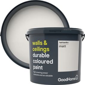 GoodHome Durable Fairbanks Matt Emulsion paint 5L