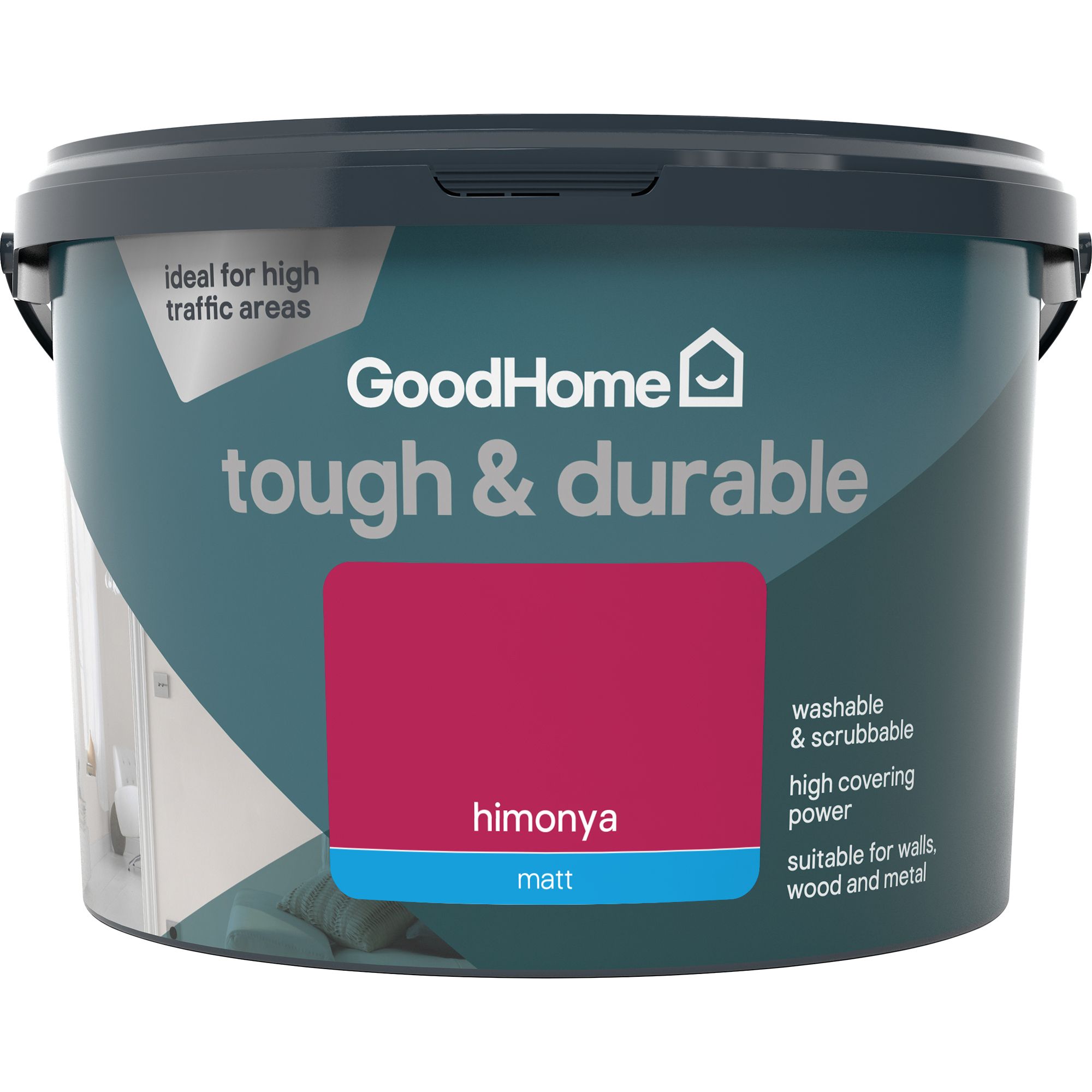 GoodHome Durable Himonya Matt Emulsion paint, 2.5L