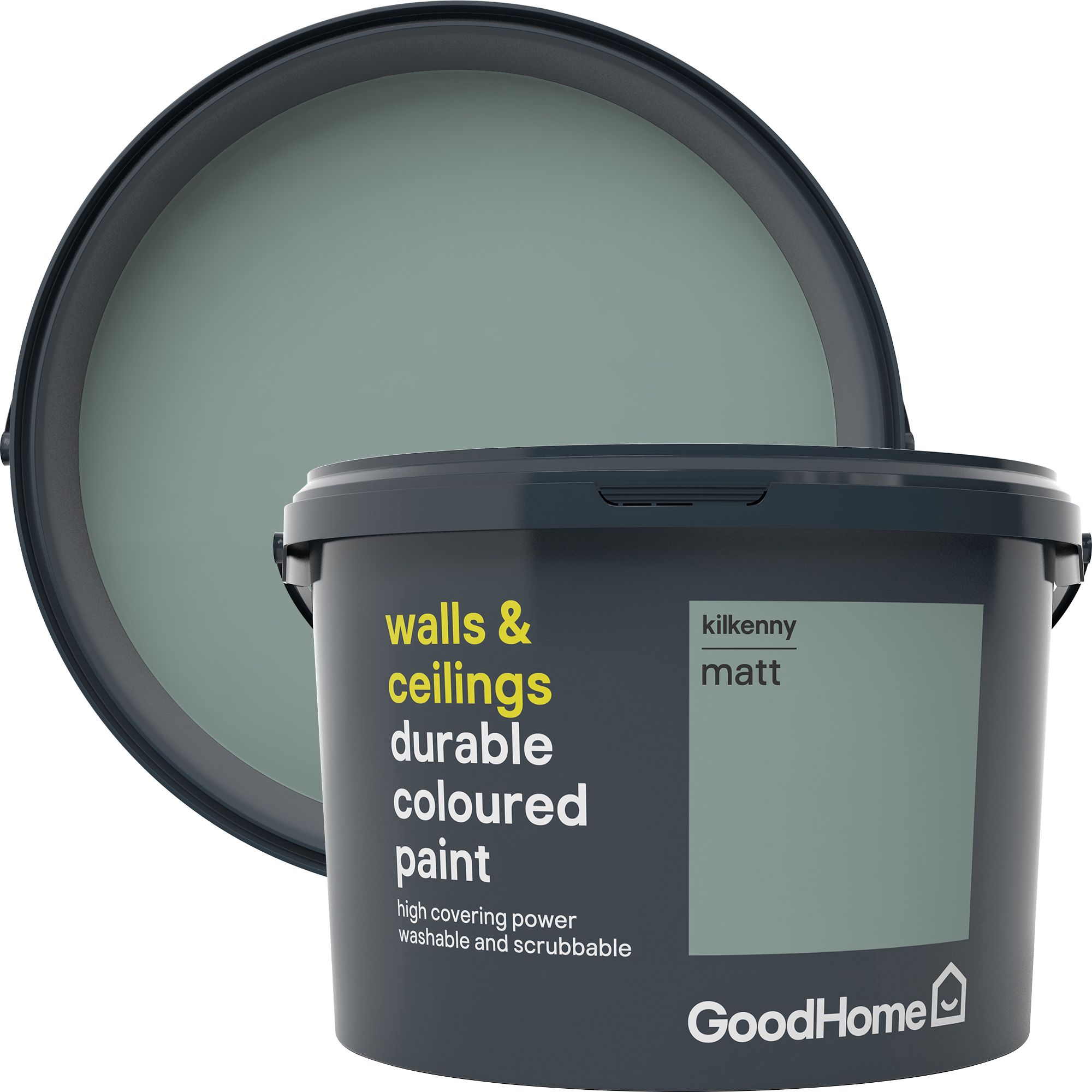 GoodHome Durable Kilkenny Matt Emulsion paint 2.5L Tradepoint