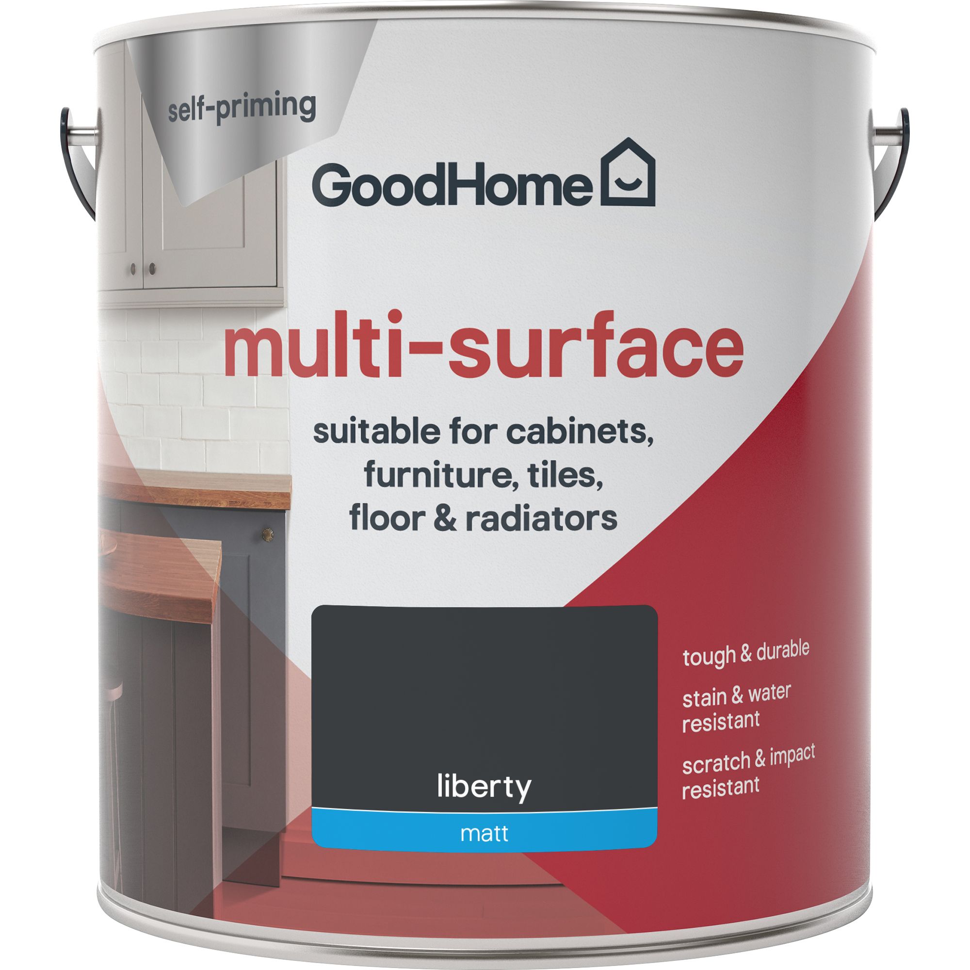 GoodHome Durable Liberty Matt Multi-surface paint, 2L