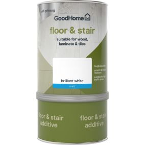 GoodHome Durable North pole (Brilliant white) Matt Floor & stair paint, 750ml