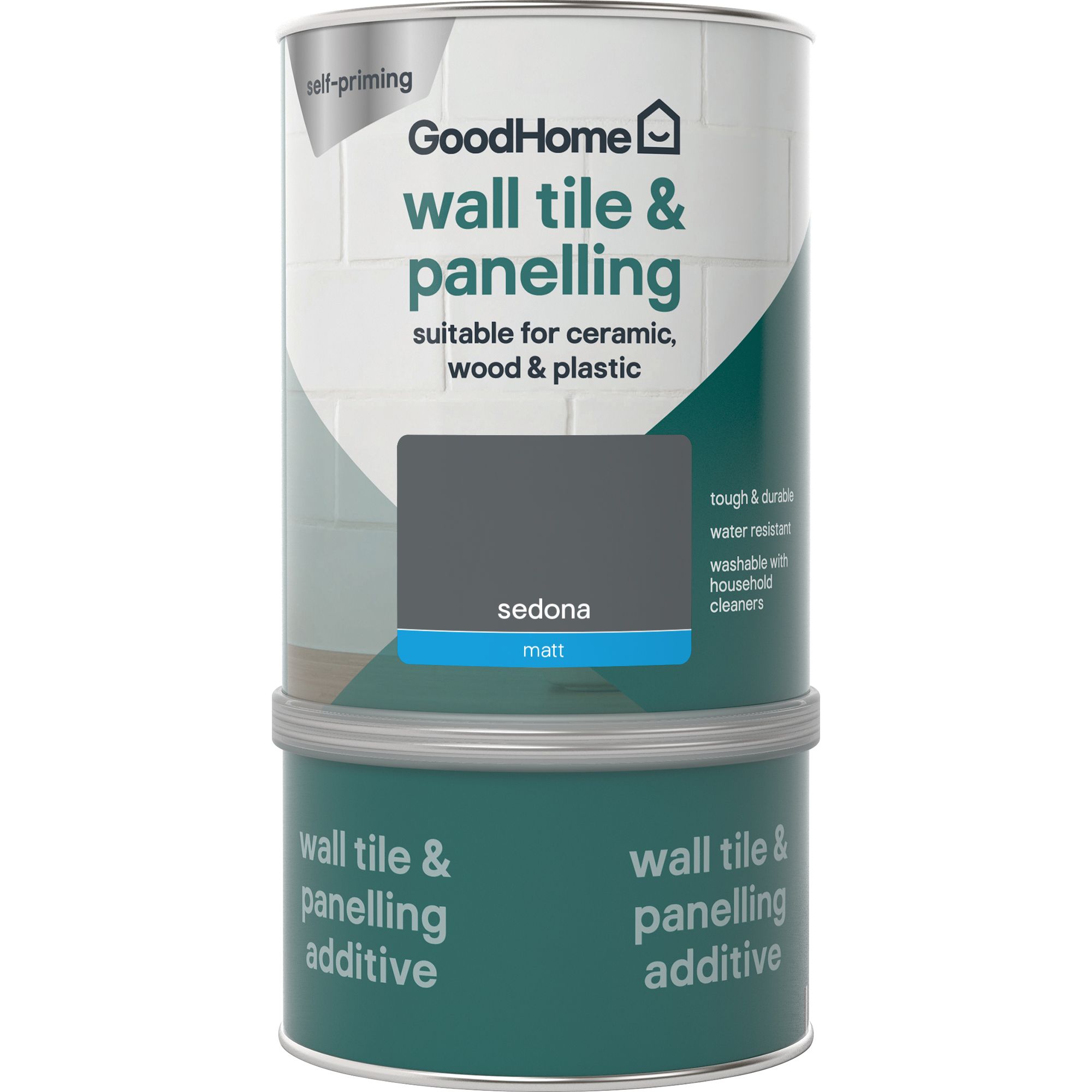 GoodHome Durable Sedona Matt Wall tile & panelling paint, 750ml