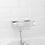 GoodHome Eforie Chrome effect Wall-mounted Thermostatic Shower mixer Tap