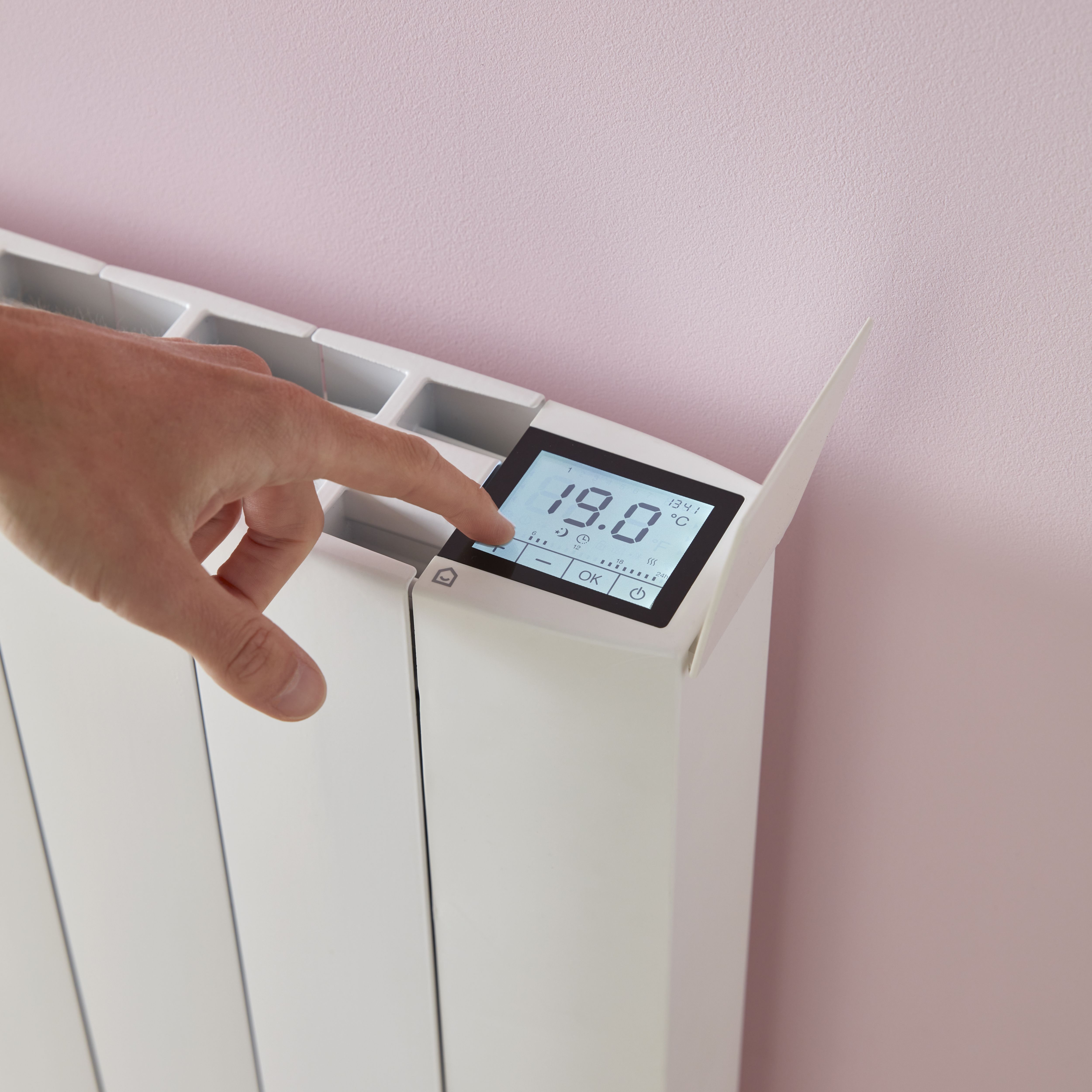 GoodHome Electric 2000W White Duben Heater