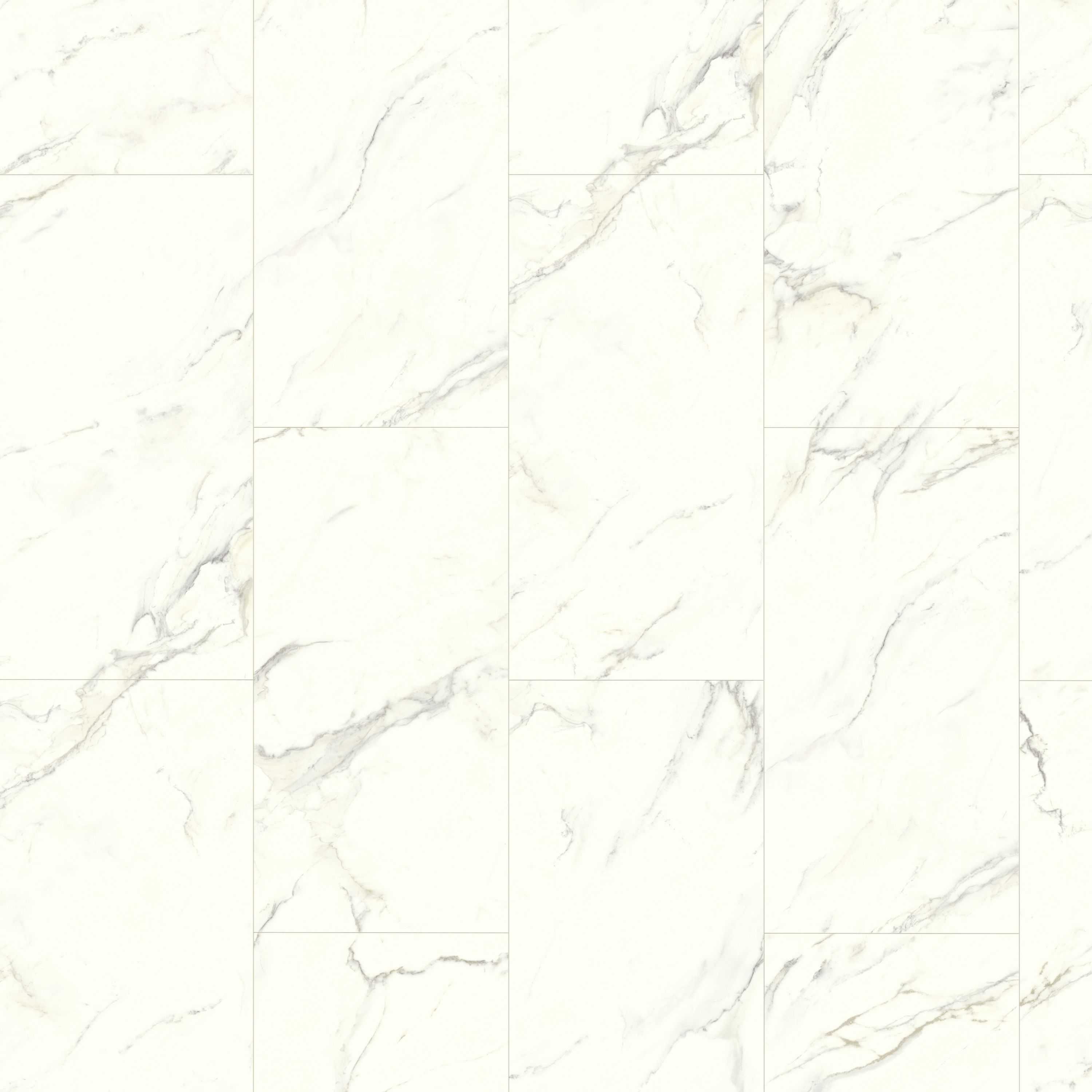 GoodHome Elegance White Marble effect Laminate Flooring Sample