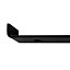 GoodHome Elgar Black Steel L shape Shelving bracket (H)175mm (D)200mm