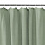 GoodHome Elland Green tea Plain Shower curtain (L)2000mm