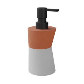 GoodHome Elland Mango Concrete effect Freestanding Soap dispenser